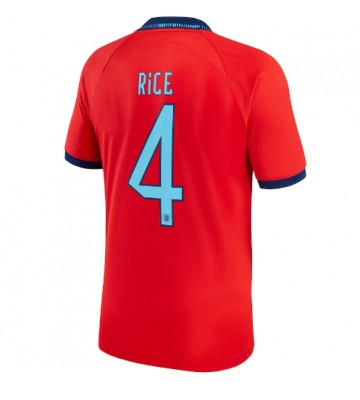 Maillot de foot Angleterre Declan Rice #4 Extérieur Monde 2022 Manches Courte